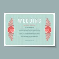 Beautiful vintage invitation cards layouts N21