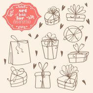 set of gift boxes with bow N2