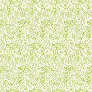 Seamless pattern with ink hand drawn