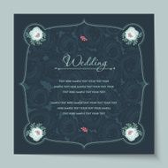 Beautiful vintage invitation cards layouts N23