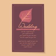 Beautiful vintage invitation cards layouts N25