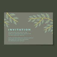 Beautiful vintage invitation cards layouts N26