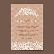 Beautiful vintage invitation cards layouts N27