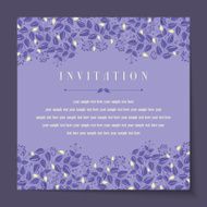 Beautiful vintage invitation cards layouts N29