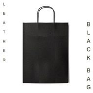 black leather bag N2
