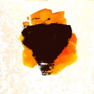 Abstract modern style sunny watercolor sketch background