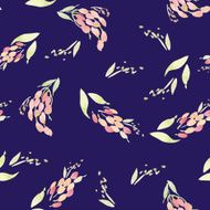 Watercolor flower pattern N131