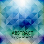 triangles with grunge Retro background