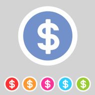 Flat game graphics icon money N2