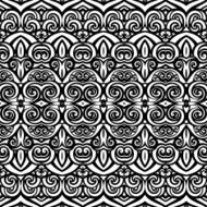 Seamless Abstract Tribal Pattern (Vector) N32