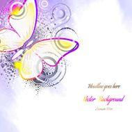 butterfly abstract background N7