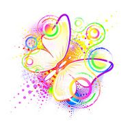 butterfly abstract background N8