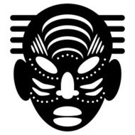 African Masks tribal design N3