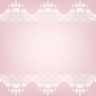 card with lace border N4
