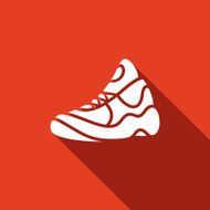 Running Shoe Icon Vector illustration