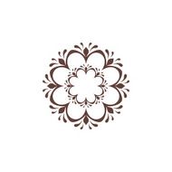 Symmetric ornament sign Vector Illustration N2