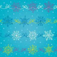 seamless pattern with snowflakes N5