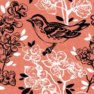 Vintage seamless floral pattern N19