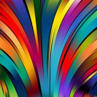 Colorful smooth light lines background N190