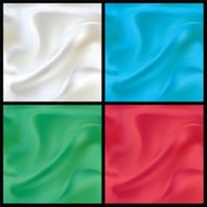 Vector Seamles Satin Abstract Background Set