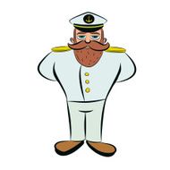 Captain in white uniform