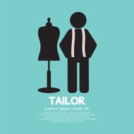 Black Symbol Tailor With Mannequin
