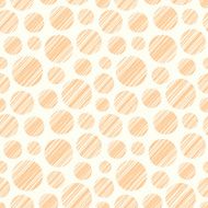 Seamless pattern with hand drawn circle elements N2