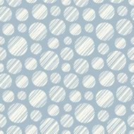 Seamless pattern with hand drawn circle elements N3