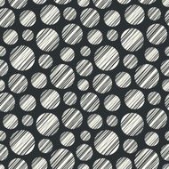 Seamless pattern with hand drawn circle elements N5