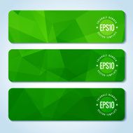 Abstract vector header banners N110