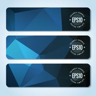 Abstract vector header banners N111