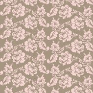 Roses pattern seamless Flower vector wallpaper N2