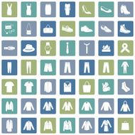 Vector Set of 49 Clothes Icons N13