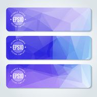 Abstract vector header banners N115