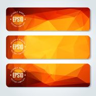 Abstract vector header banners N117