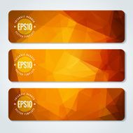 Abstract vector header banners N119