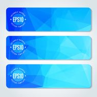 Abstract vector header banners N120
