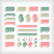 Vector set of design elements N2