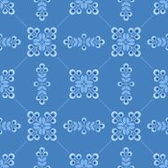 Seamless floral patern with abstract flowers N10