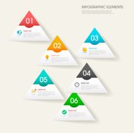 modern vector abstract step lable infographic elements N35