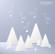 modern vector abstract chart infographic elements