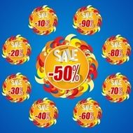 Summer Sale Sun Badges N2