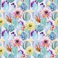 Cactus seamless patterns N6