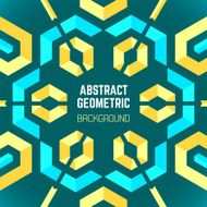 blue yellow green abstract geometric background N2