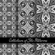 Set of 3 Seamless Vintage Patterns (Vector) N27