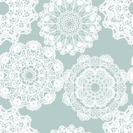 Lace white seamless mesh pattern N20