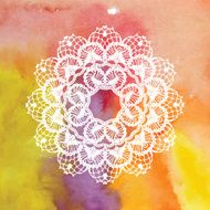 Elegant lacy doily Crochet mandala N4