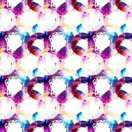 Seamless watercolor pattern with circles N3