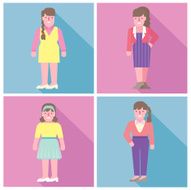 Fashion girls plus size
