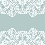 Vintage lace invitation card N37